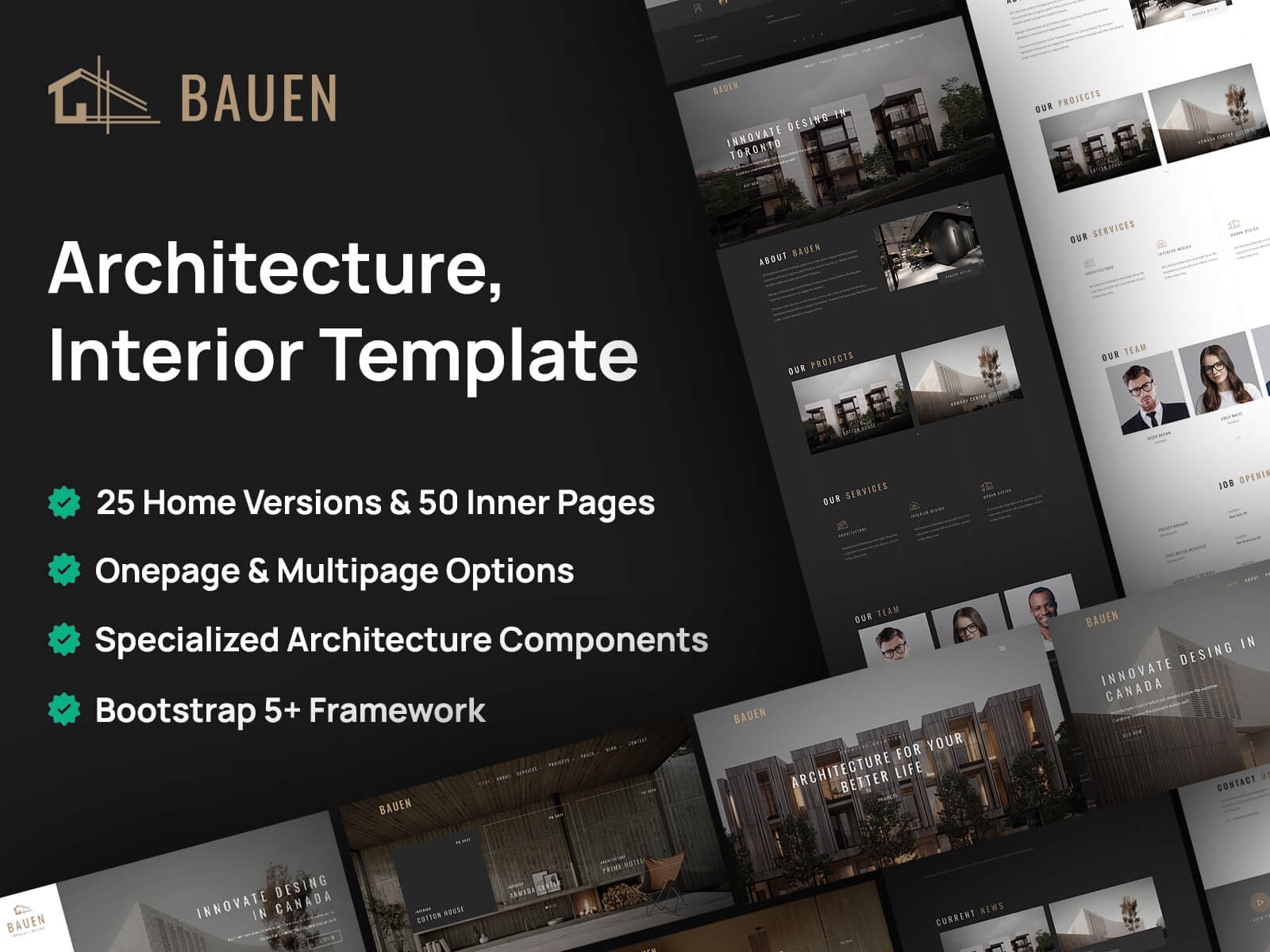 BAUEN - Architecture & Interior Template