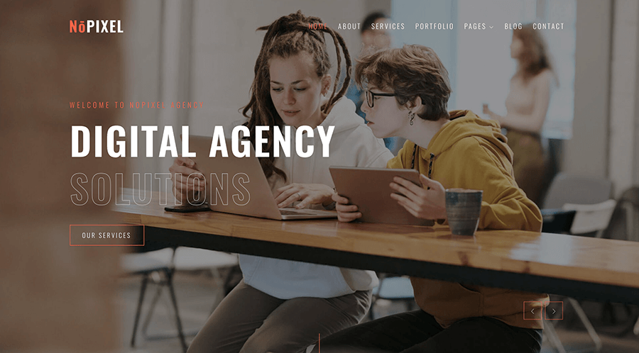NoPixel - Digital Portfolio and Agency Template