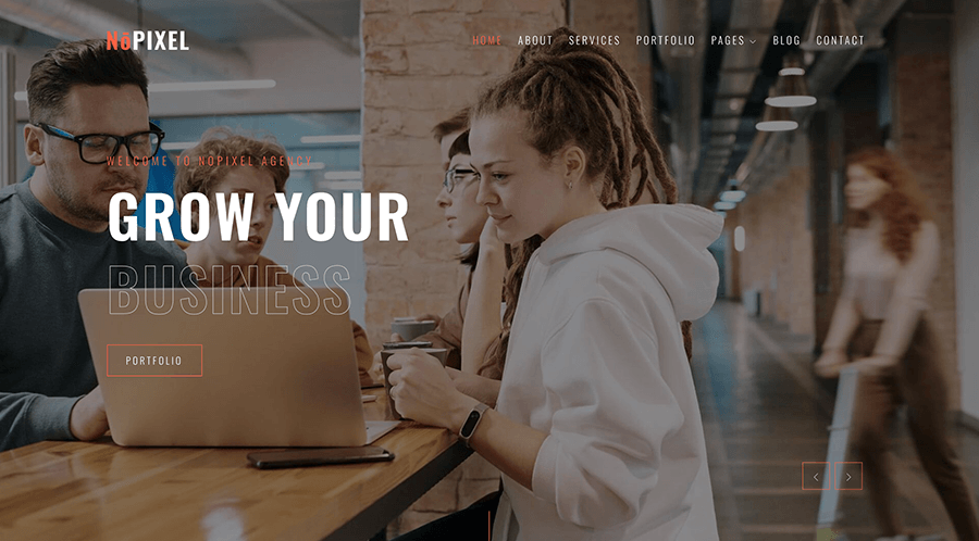 NoPixel - Digital Portfolio and Agency Template