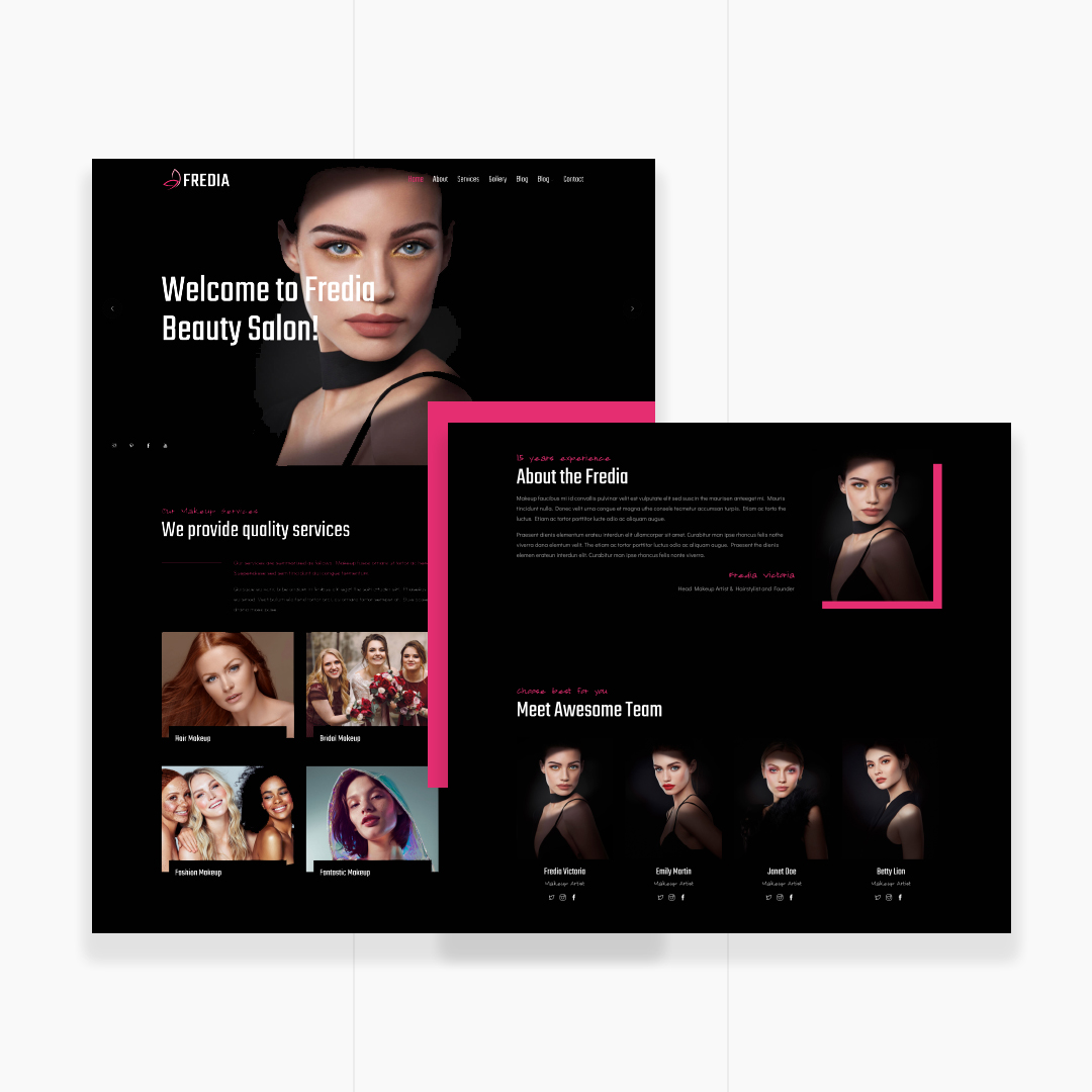 OVON - Makeup Artist, Model & Beauty Template