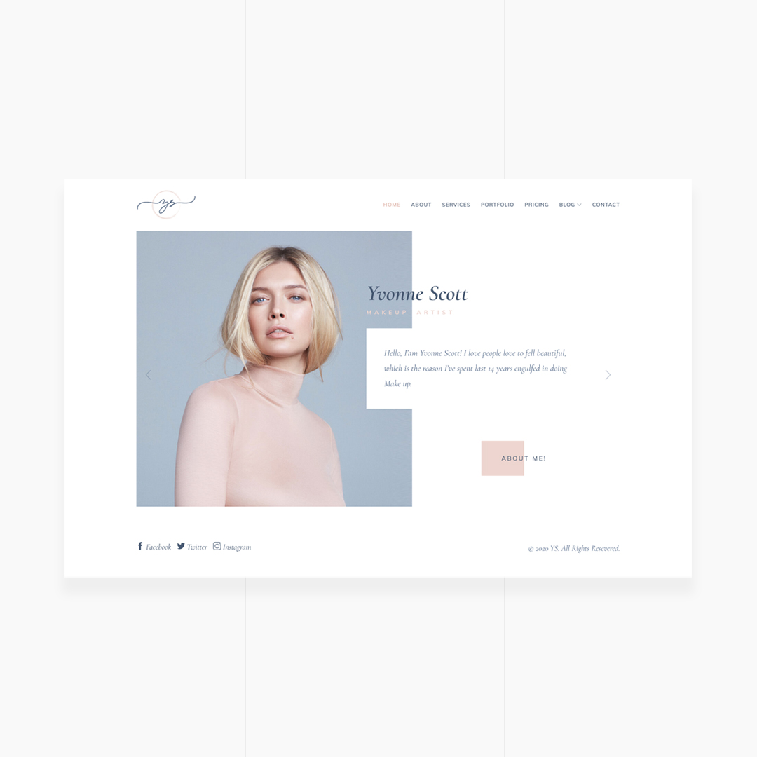 OVON - Makeup Artist, Model & Beauty Template